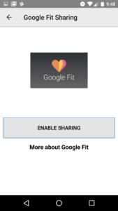 Google Fit Linking