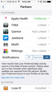 Daily Activity Notifications