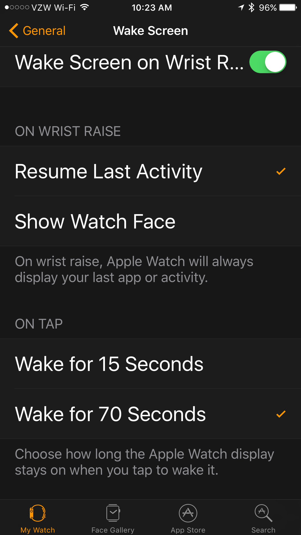 apple watch activity settings